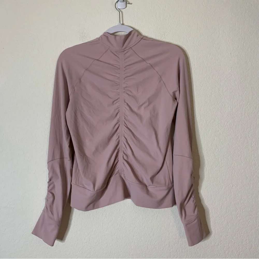 Lululemon womens pink the lab essential full zip jacket 6